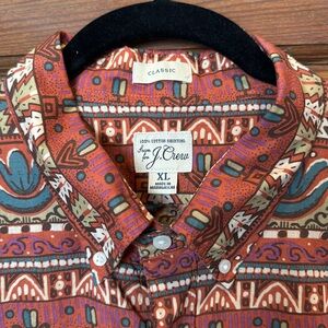 J. Crew short-sleeved button down shirt